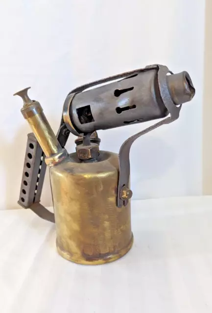 Vintage Veritas  Brass Paraffin Blow Lamp/Torch Made in England