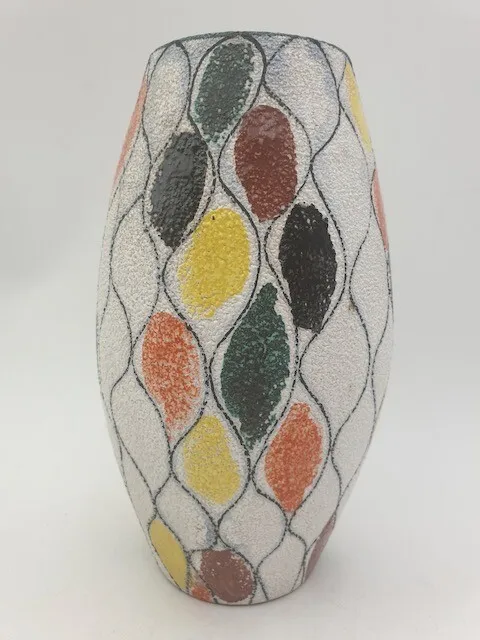 FRATELLI FANCIULLACCI Vase Keramik Keramikvase Harlekin midcentury modernist 50s