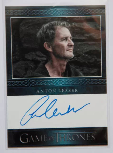 Game of Thrones Season 3 Anton Lesser Qyburn auto autograph card