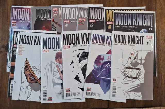 Moon Knight #1-14 Marvel 2016 Jeff Lemire Greg Smallwood complete series NM