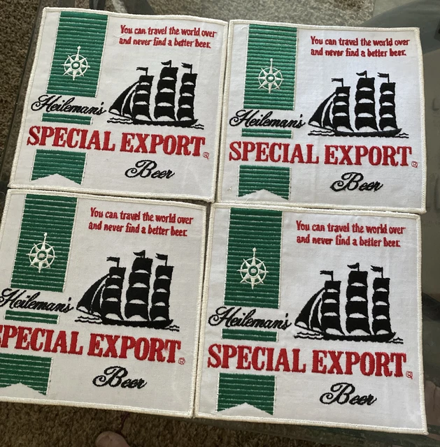 Lot 4 Heileman Brewing Special Export Beer Patch Large Vintage Ale La Crosse