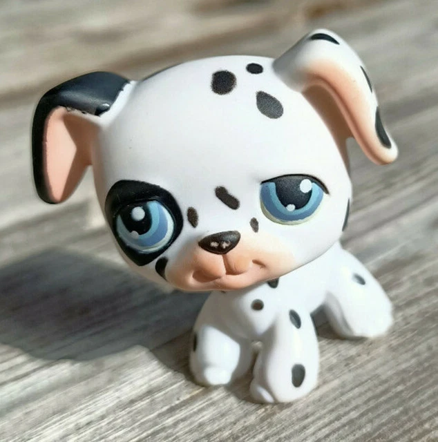 Figurine Littlest Pet Shop Chien Dalmatien N°44 - Hasbro - Occasion - Collection Jouet
