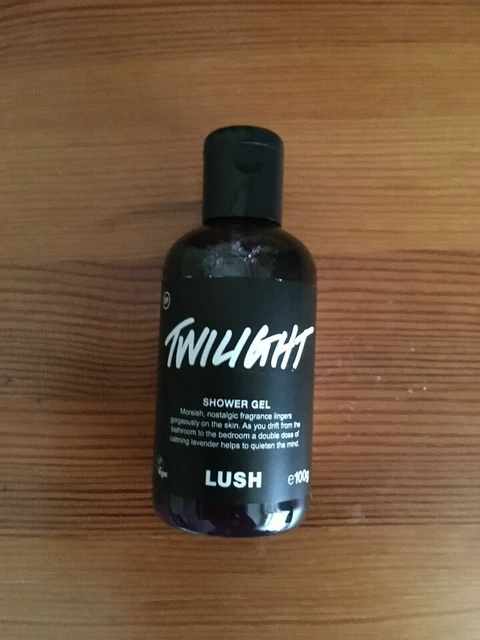 NUEVO SIN USAR Lush CREPÚSCULO gel de ducha lavanda 100 g DESCONTINUADO RARO