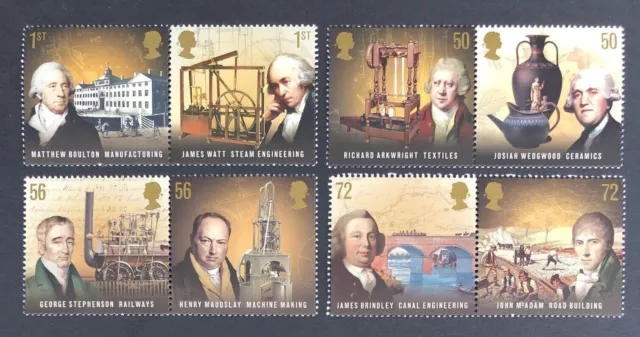 GB 2009 MINT MNH Pioneers Of  Industrial Revolution