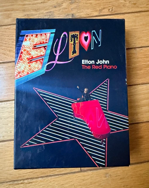 ELTON JOHN: THE Red Piano DVD Concert Box Set w/ Bonus 2 CDs, Prod