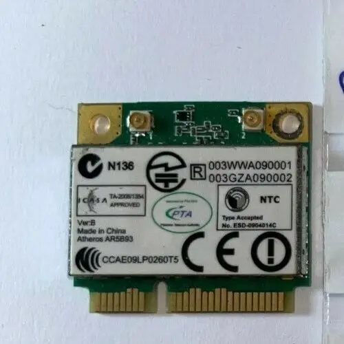 CARTE WIFI ATHEROS AR5B93 pour PACKARD BELL EASYNOTE LJ65 / L767 ...