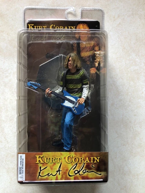NECA Kurt Cobain Smells Like Teen Spirit 7” Action Figure 2006 NEW