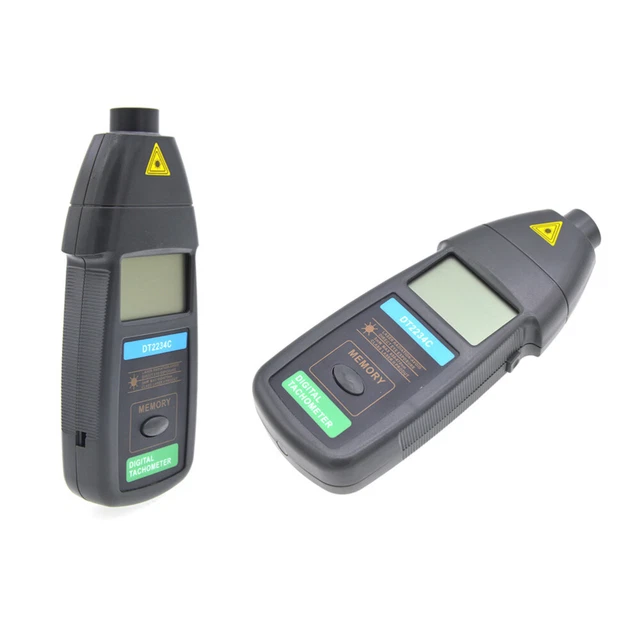 Tachimetro Digitale PEAKMETER PM6208A - Misuratore Di Giri Motore Da 50 A 19999 RPM