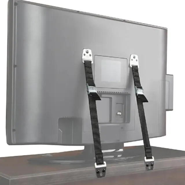Anti Tip Flat Screen TV Saver Straps Safety Wall Furniture Anchor Supplies SPM