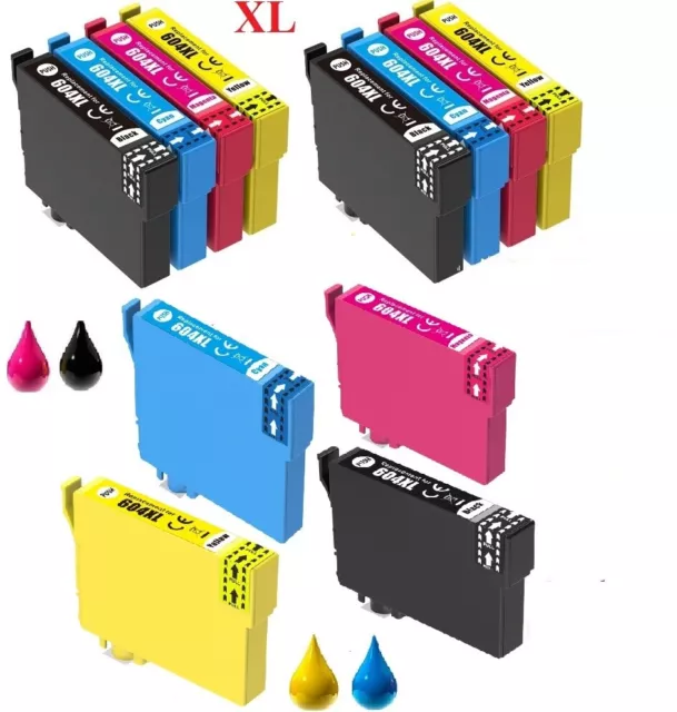 Cartouches d'encre compatibles Epson XP3205 XP4200 XP4205 Expression Home 604 XL