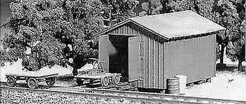 Bâtiment Lionel Barrel Shed échelle O – 6-81626 Avec éclairage, Plastique