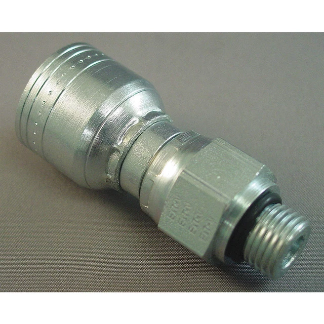 EATON AEROQUIP 1AA8SB6 Crimp Fitting,1/2" I.D.,3/4",M,ORB