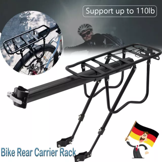 Fahrrad Gepäckträger Mountainbike Gepäckträger Schnellspannhebel Verstellbarer