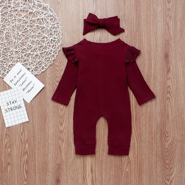 Set abiti neonata bambina tutina tuta a maglia body fascia 10