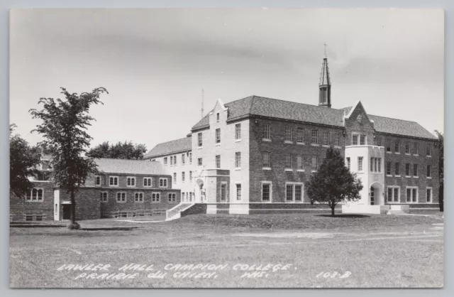 Prairie du Chien WI~Campion College Lawler Hall~Now Med Secure Prison~1950 RPPC