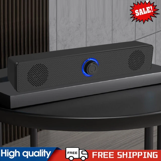 COMPUTER SPEAKER BAR Home Theater Stereo Sound Subwoofer USB 3.5 Jack ...