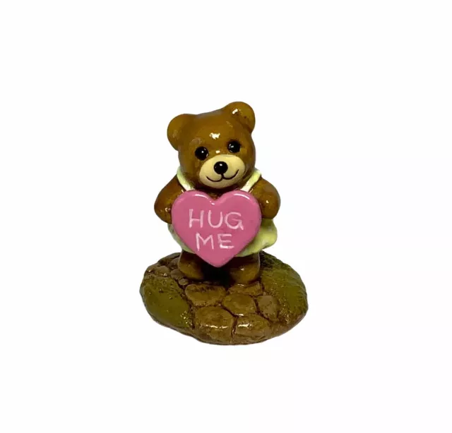 Wee Forest Folk: “Hug Me Bear” Huggy Bear, Teddy, Valentine's 1986, W/Box, T-08