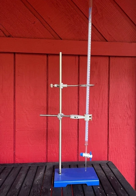 Burette 50ml with Steel Ring Stand