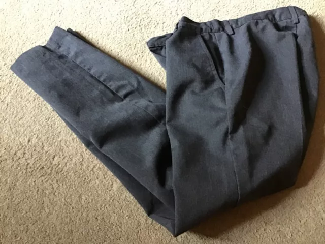 Immaculate Pair Boys Charcoal Grey Next School Trousers Age 14 Years