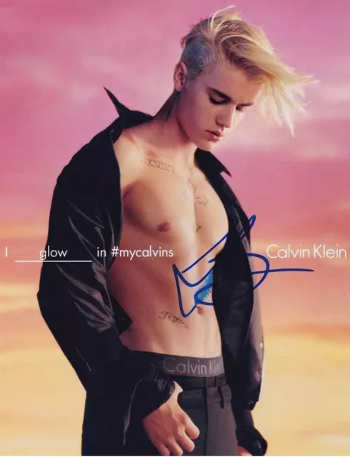 Justin Bieber Autogramm / Autograph My World One Time