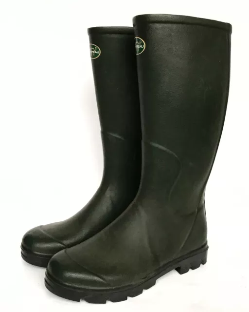 Le Chameau Rubber Rain Men’s Boots Green – Size 42