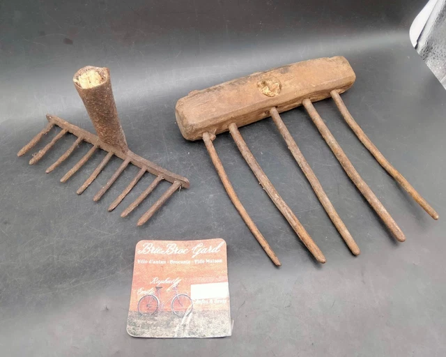Vieille Scie Pliante De Jardinier Signée E Louys – Outil Ancien En Acier, Authentique Et Robuste