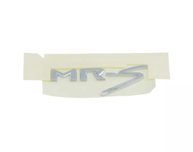 Toyota JDM 99-07 MR2 Spyder MRS Rear Emblem Badge Chrome MR-S ZZW30  JDM
