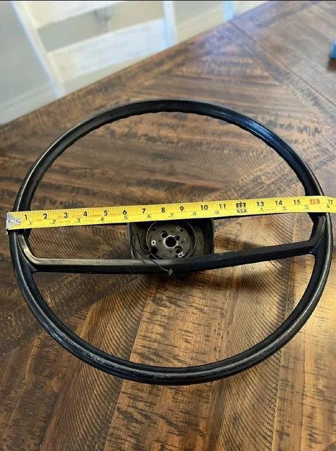 1976-1979 Dodge D-series truck Warlock "LiL Red" Adventurer black steering wheel