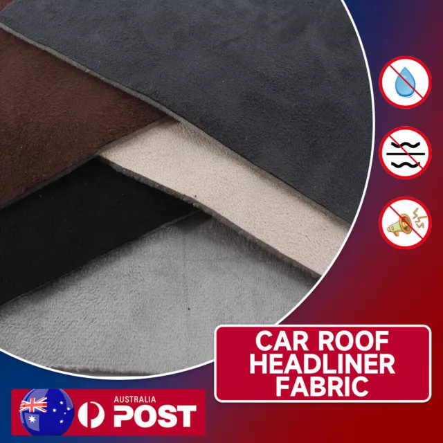 Vehicle Roof Headliner Replacement Fabric Materials Foam Backed Noisy Insulation