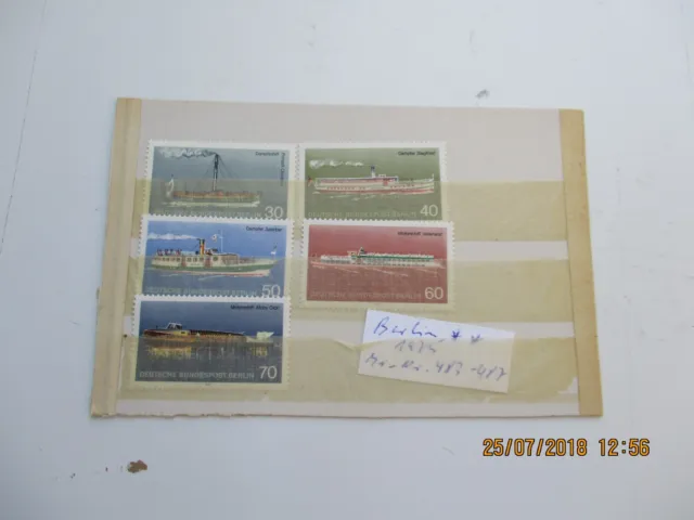 Briefmarken Berlin 1975 **