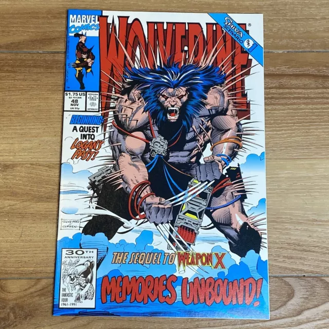 Wolverine #48 November 1991 Marvel Comic Book 1st Appearance of Kestrel