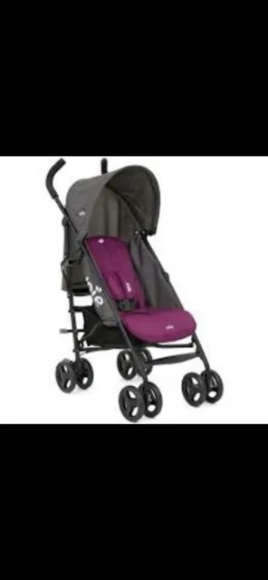 Joie Nitro Rosy Stroller/Buggy With Raincover Free Fast Delivery