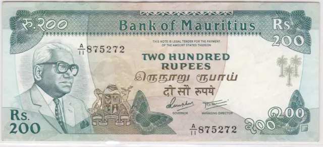Mauritius 200 Rupees