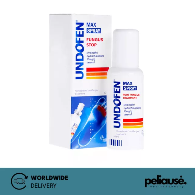 Undofen Max Spray Foot Fungus Infection Treatment Anti Fungal 30ml