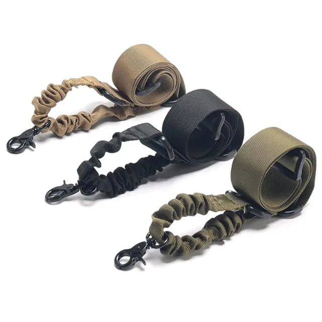 Tactical Slings Adjustable 1 Single Point Bungee QuickRelease Rifle Strap Sy.$r