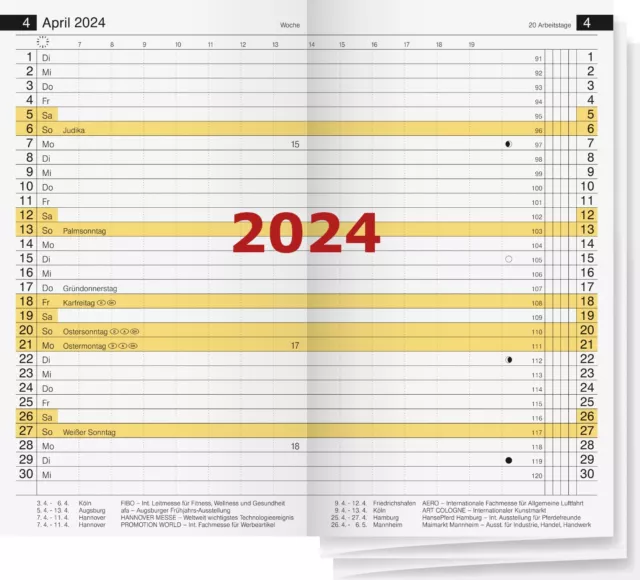 POCKET CALENDAR REPLACEMENT Calendar 2025 1Month=2Pages Mini Planner