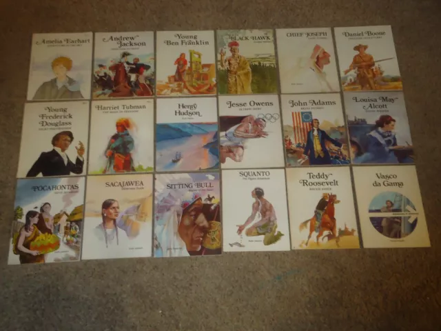 Lot 18 Troll Associates Children’s Biographies Illustrated Books