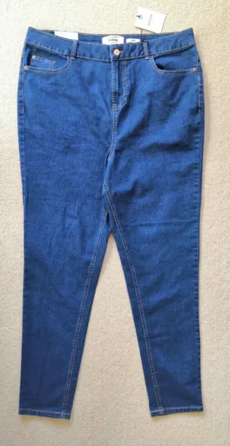 Ladies New Look Denim Jeans (Brand New with Tags / Blue / Size 20)