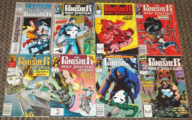 The Punisher War Journal Vol 1 #2 5 9 10 12 13 17 Fn/Vf 1988-1990 Marvel Comics