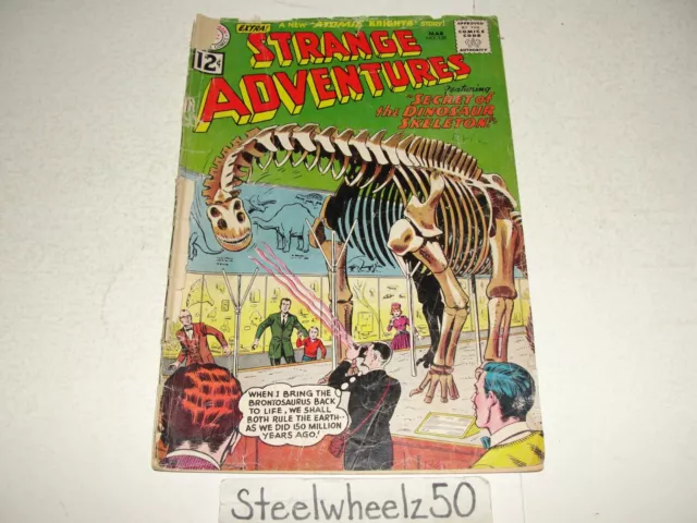 Strange Adventures #138 Comic DC 1962 Dinosaur Skeleton Atomic Knights Gil Kane