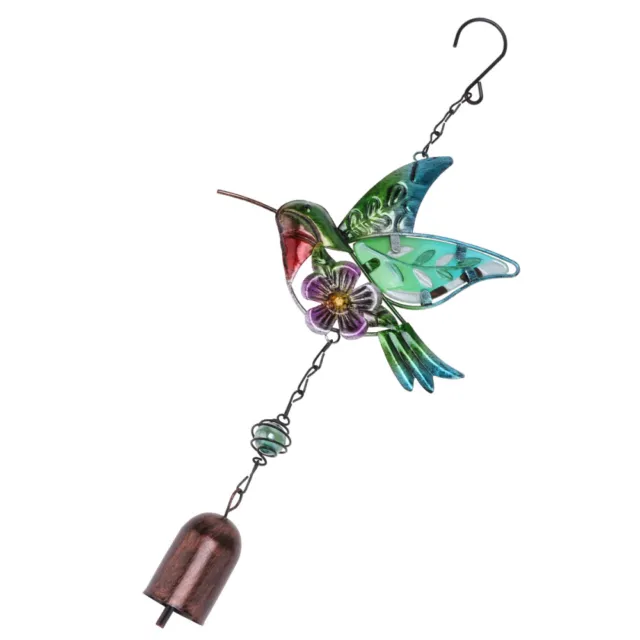 Gedenk-Windspiel Dekoration Schmiedeeisen Chime Kolibri Handwerk Anhänger