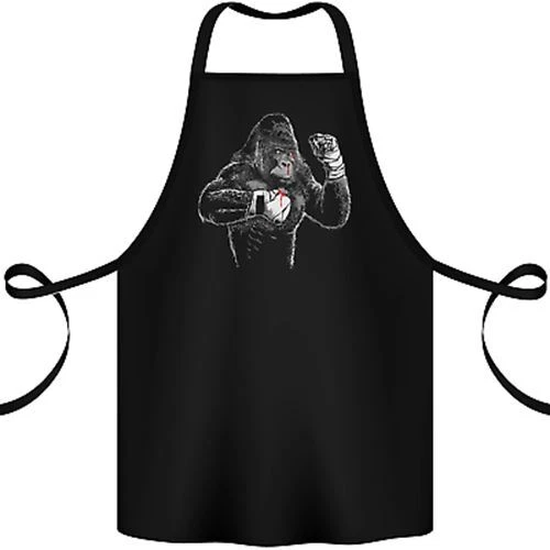 Grembiule Boxing Gorilla MMA Arti Marziali Miste Pugile Cotone 100% Biologico