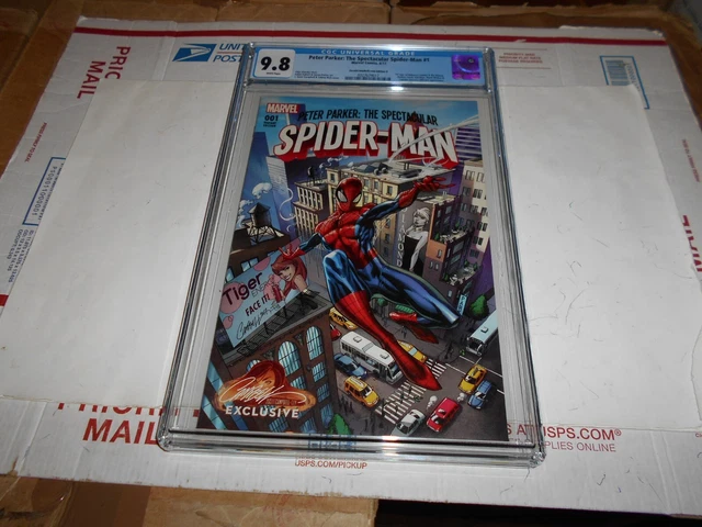 Peter Parker: Spectacular Spider-Man #1 Cgc 9.8 J. Scott Campbell Edition A Cvr