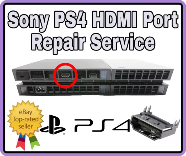 PS4 HDMI Port Connector Repair Replacement Service 20+ Years Experience