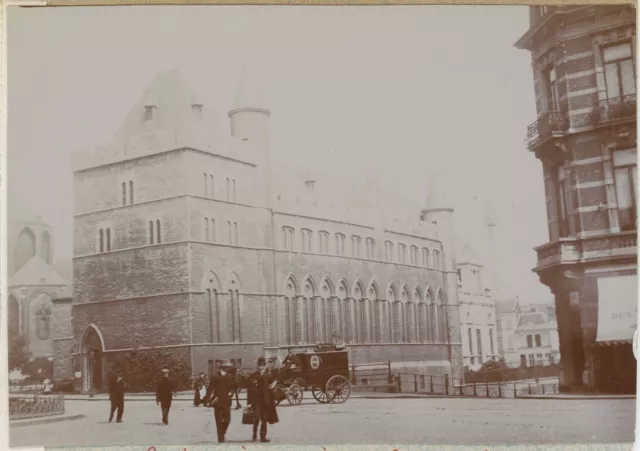 Gand. Gent. Ancienne maison du Gouverneur. Belgique. Tirage citrate circa 1905.