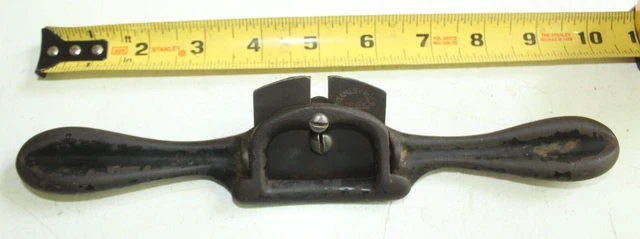 c) Vintage Tool Spokeshave STANLEY RULE & LEVEL Co. Woodworking Tool