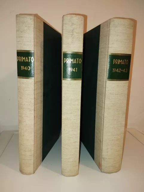 Primato, lettere e arti d'Italia_Straordinaria collezione 1940, 1941, 1942, 1943