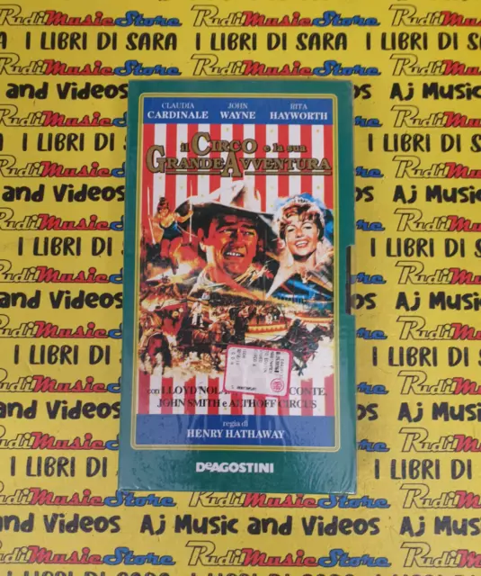 VHS film JOHN WAYNE L'EROE AMERICANO IL CIRCO E LA SUA GRANDE AVVENTURA (F113)