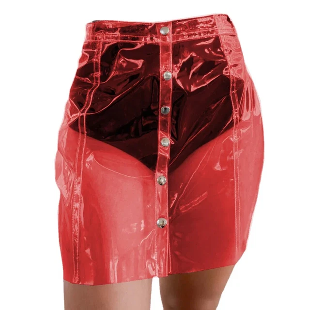 VGH-Jupes en maille transparente pour femmes,taille haute,ligne A