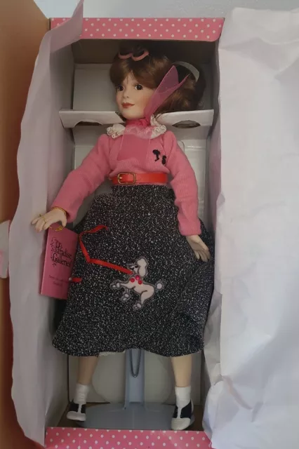 Paradise Galleries Porcelain Doll Peggy Sue The Bandstand Collection Vintage Box